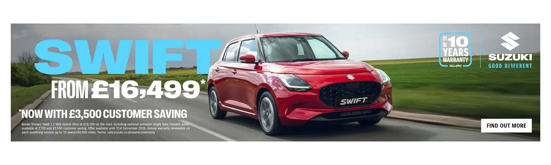 suzuki Swift New Car Offer